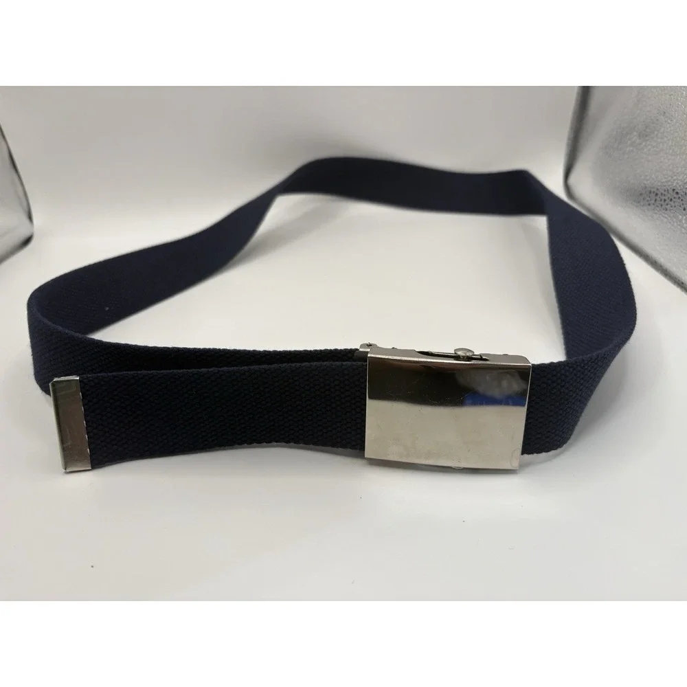 Kingsize Men's Big & Tall Canvas Belt Navy Size XL NEW Measures 44